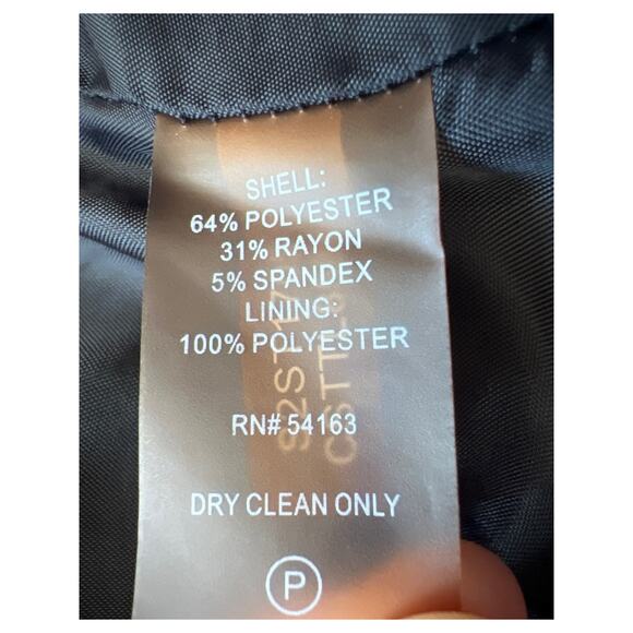 Calvin Klein Classic Black Straight Pencil Skirt Size 6 - Picture 6 of 7